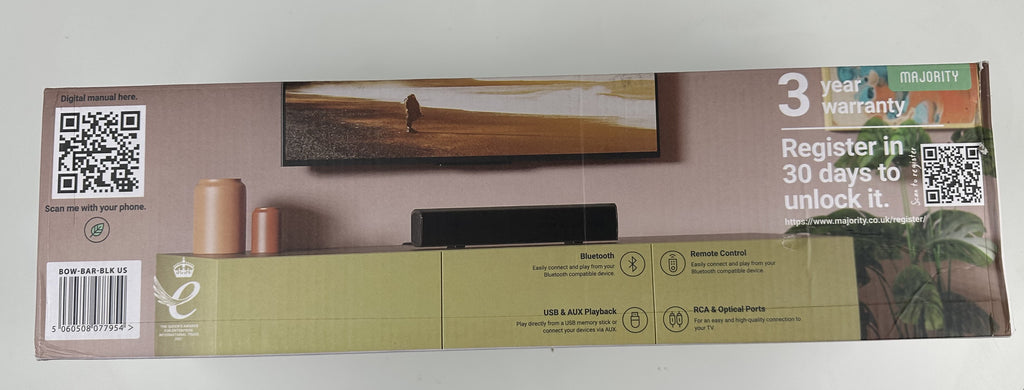 Majority Bowell 15 Inch Soundbar