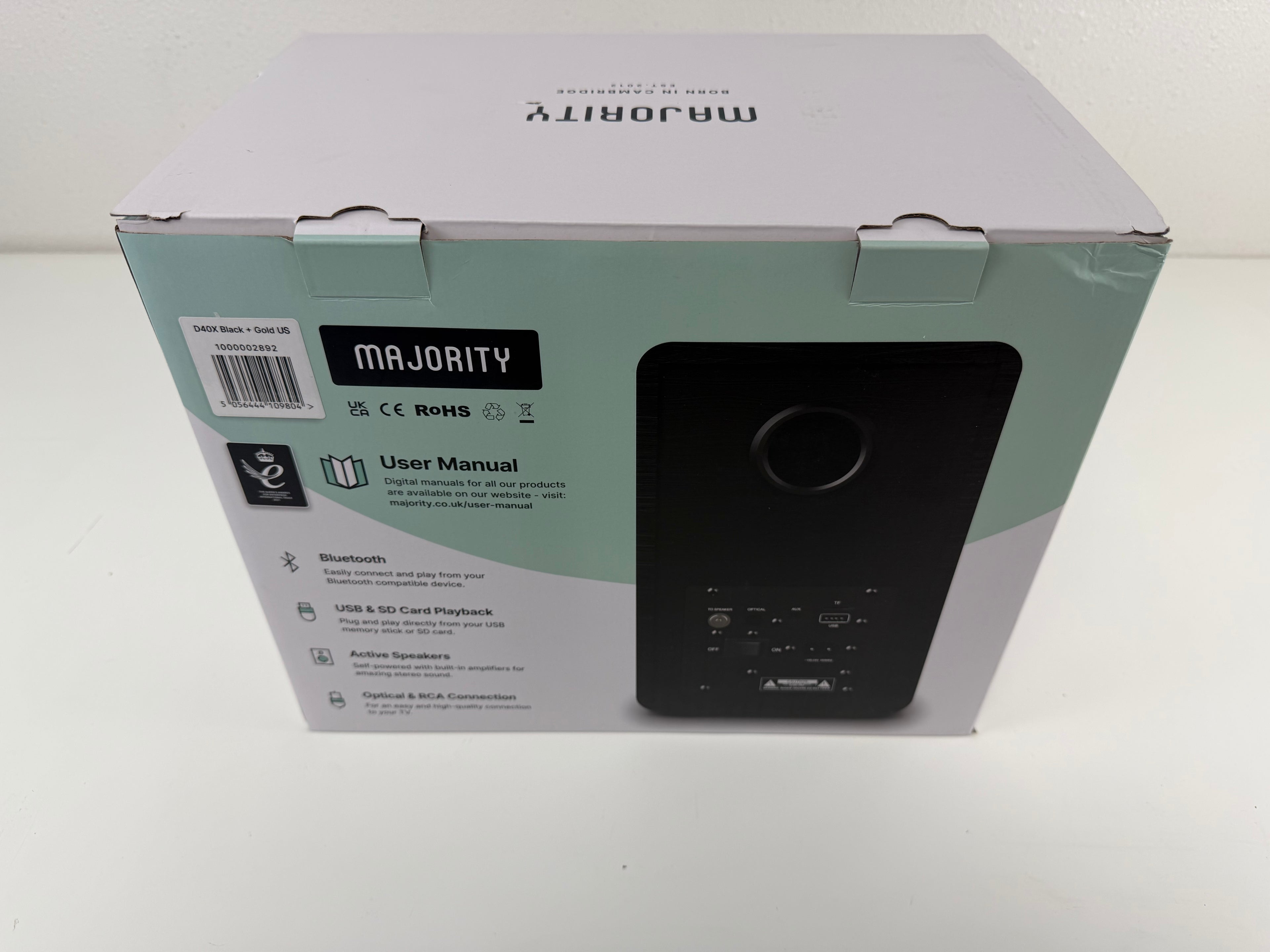 Majority D40X Bluetooth Bookshelf Speakers