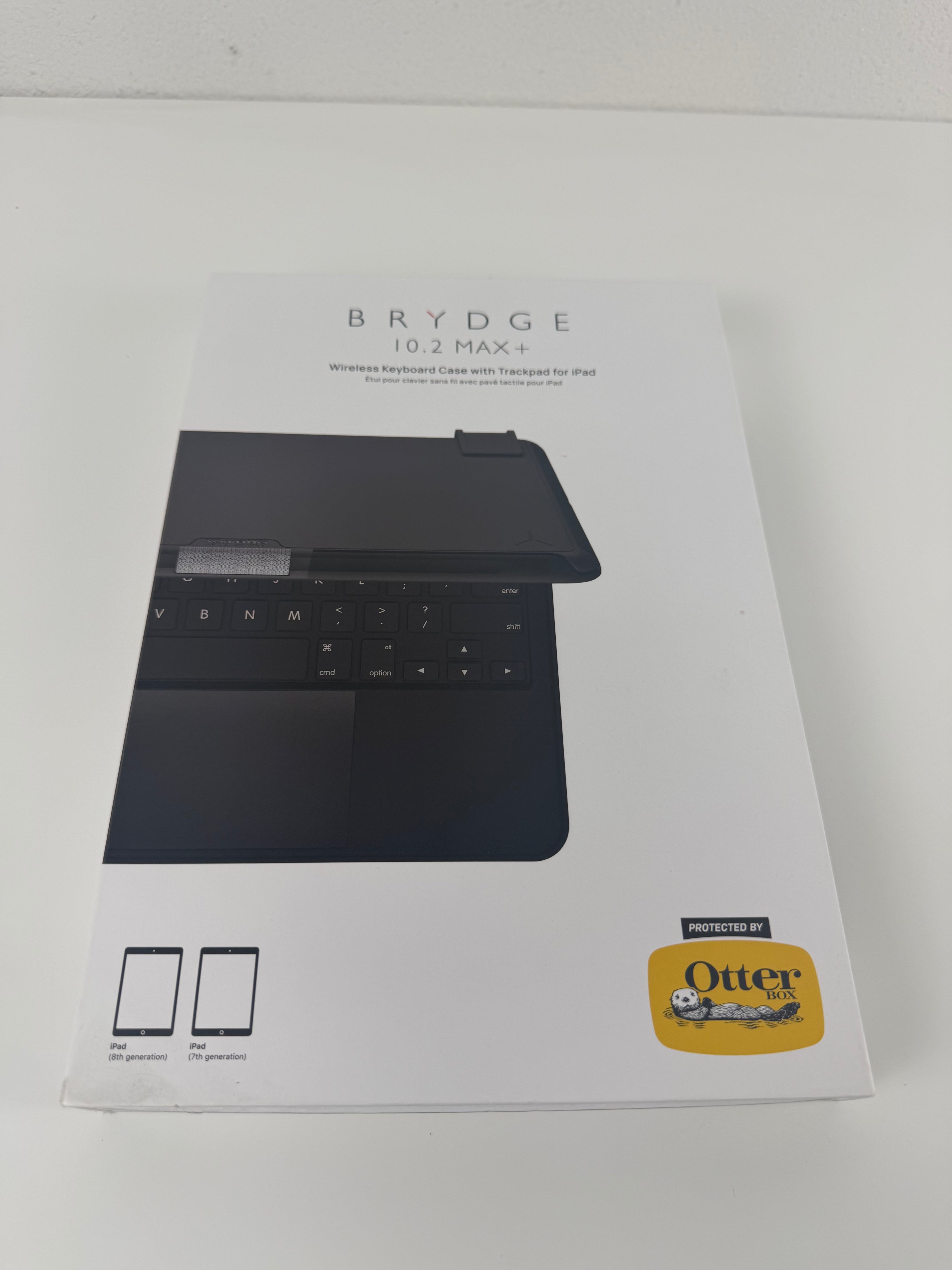 Brydge 10.2 MAX+, Wireless iPad Keyboard Case with Trackpad for iPad